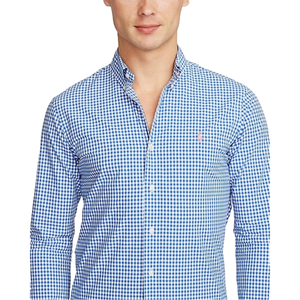 Polo Ralph Lauren Classic Fit Blue Poplin Shirt - Size Large